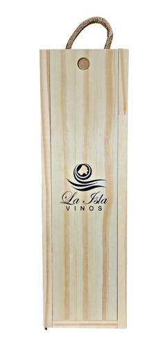 Estuche De Vino Para Regalo De Madera - Capacidad 1 Botella