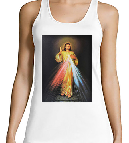 Musculosa Mujer Jesus Misericordioso Jesucristo Religion