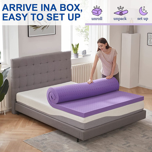 Funda De Colchon De Espuma Viscoelastica Sinweek 2 Pul Gel