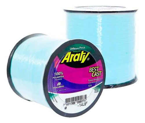 Bobina De Nylon Araty Best Cast 1/4lbs 0.35mm 8,5kg