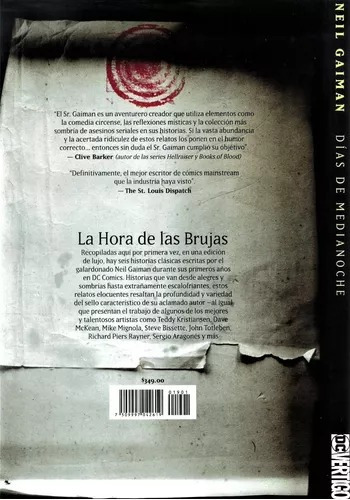 Neil Gaimans, Midnight Days: Neil Gaimans, Midnight Days, La Hora De Las Brujas, De Neil Gaiman´s. Serie Comic Editorial Vertigo, Tapa Dura, Edición 2021 En Español, 2021