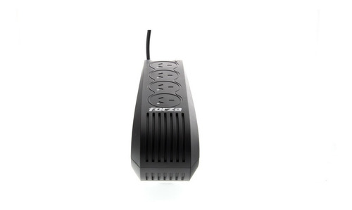 Estabilizador de tensión Forza FVR 900VA Series FVR-902A 900VA entrada de 220V negro