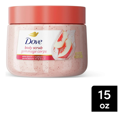 Dove Crema Exfoliante Corporal Para Mujer 425g Durazno