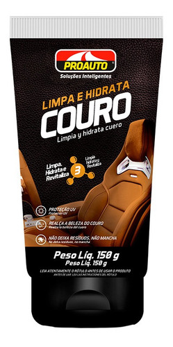 Imagem 1 de 1 de Limpa E Hidrata Couro 150g Proauto