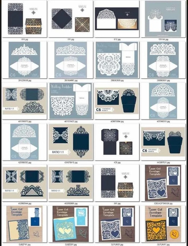 120 Archivos Corte Laser Cricut Svg Invitaciones Boda Xvaños