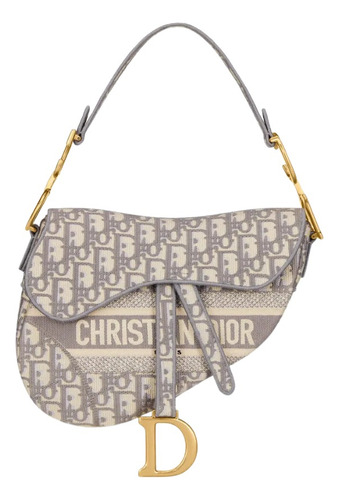 Bolsa Christian Dior Saddle Con Bandolera Textil Original