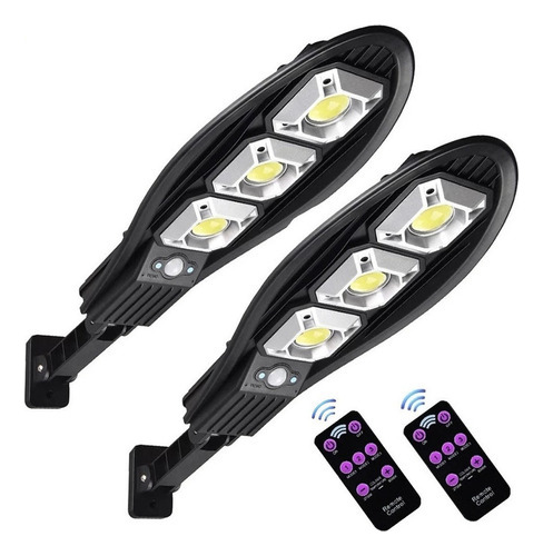 2pcs Led Impermeable Sensor De Movimiento Pir Calle Luz Sola