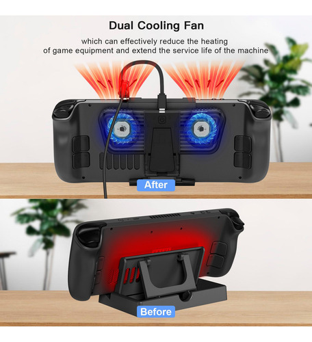 Y Ventilador De Refrigeración Oled Para Steam Deck/nintendo