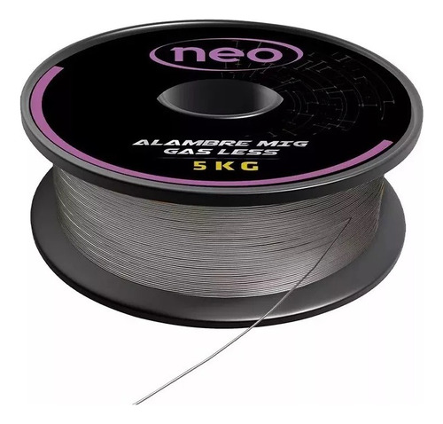 Alambre Flux Mig Neo Suelda Sin Gas Rollo 0,8mm 5kg