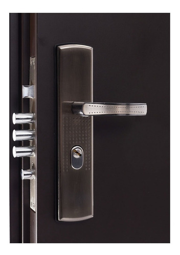 XE Seguridad Puerta De Seguridad XE Simplex Con Fijo 130-213 Apertura Derecha 100% Acero Color Chocolate