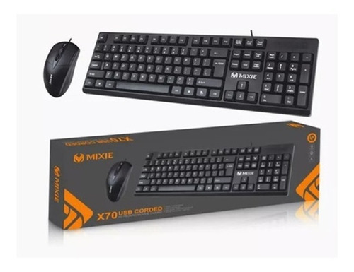 Combo Teclado Y Mouse Pc Computadora Laptop Mixie X70s