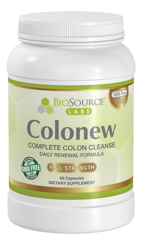 Biosource Labs Colonew Limpieza Natural Colon 60 Cápsulas