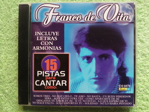 Eam Cd 15 Pistas Para Cantar Como Franco De Vita 2001 Karaok