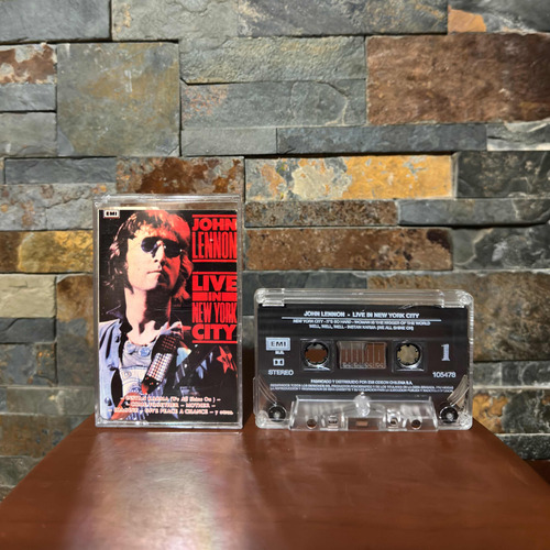 Cassette John Lennon  Live In New York City (ed. 1986 Chi)