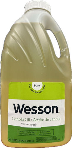Aceite Canela Wesson 1.25 Gal - L a $79000