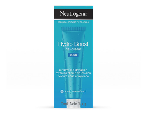 Imagen 5 de 5 de Crema/Gel Gel-Cream Eye Neutrogena Hydro Boost día/noche para piel seca de 15g
