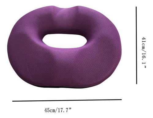 Cojín De Asiento Cómodo De Espuma Viscoelástica, Hueco Y Tra