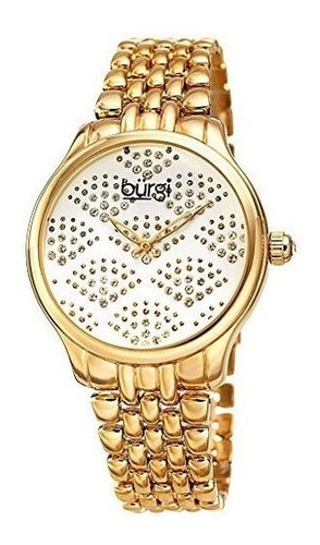 Reloj De Mujer De Acero Inoxidable Esfera Brillante