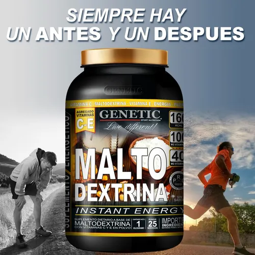 Masa Muscular Energia Proteina Fase 1 Maltodextrina Genetic