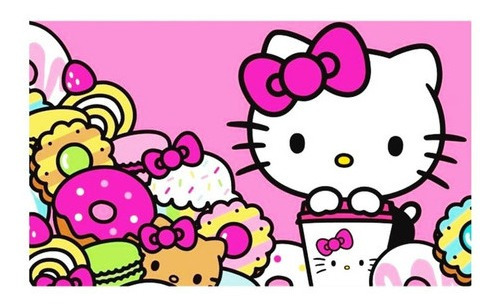 Kit Diamond Painting Pintura De Diamante - Hello Kitty Rosad