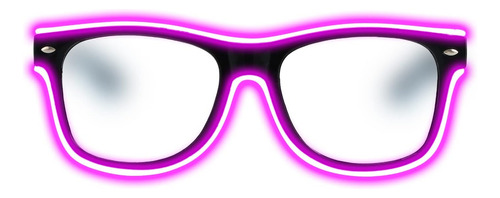 Aquat Flashing Led Neon Rave Gafas El Wire Glow Gafas De Sol