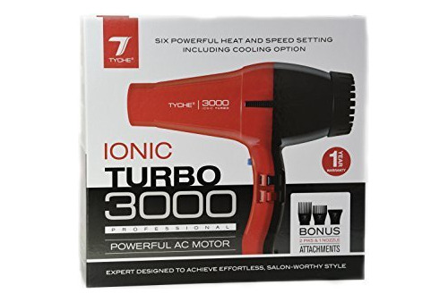 Secador Profesional Tyche Turbo Jet Ionic 3000 (1 Año De Gar