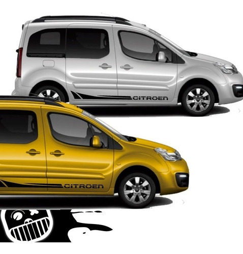 Calco Ploteo Decorativo Lateral Shark  Citroen Berlingo 