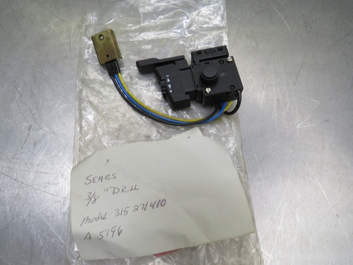 Craftsman 968682-1 Switch For 3/8 Drill 315271410 Sso