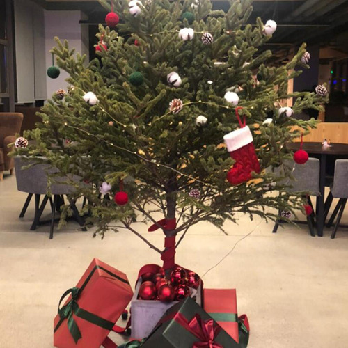Colgando Calcetines De Tejer Alfabeto De Navidad Para La