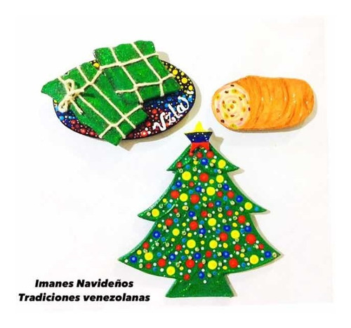 Imanes Mdf Tradiciones Venezolanas Navideñas