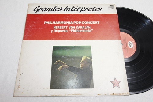 Vinilo Herbert Von Karajan Philharmonia Pop Concert Strauss