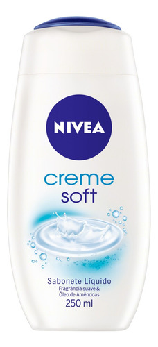 Sabonete Líquido Corporal Creme Soft 250ml Nivea