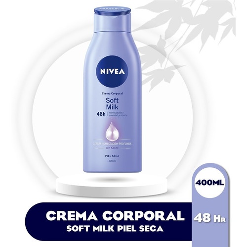 Crema Corporal Nivea  Soft Milk Piel Seca 400 Ml