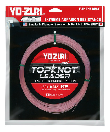 Topknot 30 yd Sinking Lider Desaparicion Rosa 130 lb