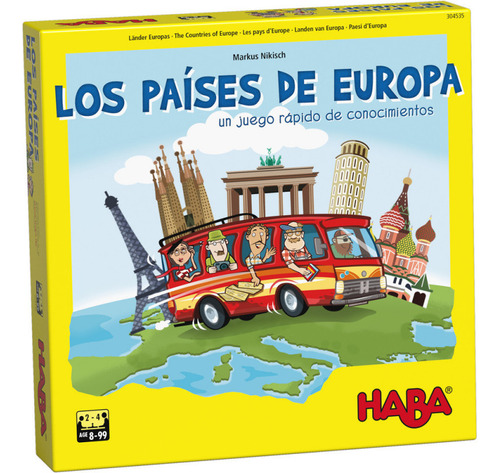 Los Paises De Europa - Juego De Mesa En Español