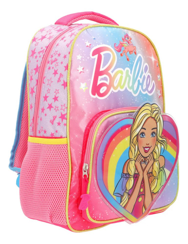 Mochila Escolar Primaria Barbie Corazón Yadatex Keepack