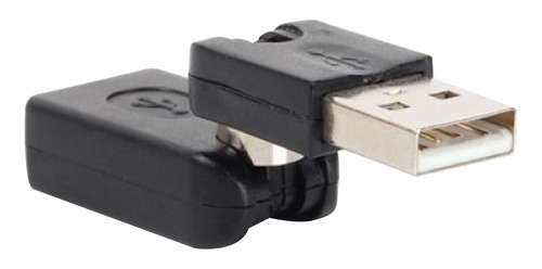 Adaptador De Cabo Giratório Usb Macho Para Usb Fêmea