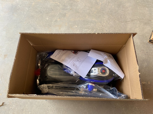 Moto Chopper Eléctrica Recargable Para Niños 6v Machuka 144 Color Azul