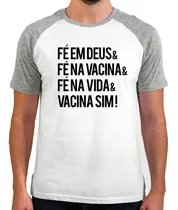 Comprar Camiseta Fé Em Deus Fé Na Vacina Sus Vacina Sim Fé 