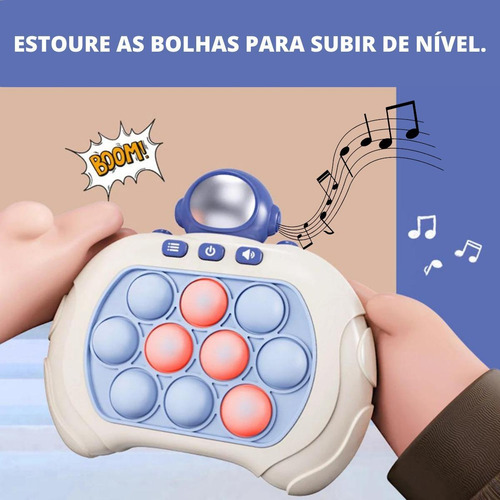 Brinquedo Pop It Eletrônico Com Luz, Som Alívio De Stress