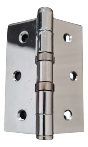 Kit 3 Dobradiças Aço Carbono 3x2,5 Canto Reto Com Rolamento