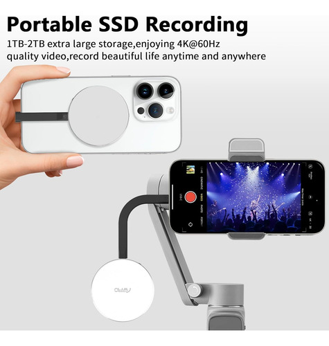 P10 Magnetic Pssd 1tbfor iPhone Magsafe Portable Ssd, Up...