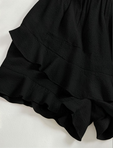 Short Pollera Boho Lino Cey De S A Xl- Tendencia Shein 2025