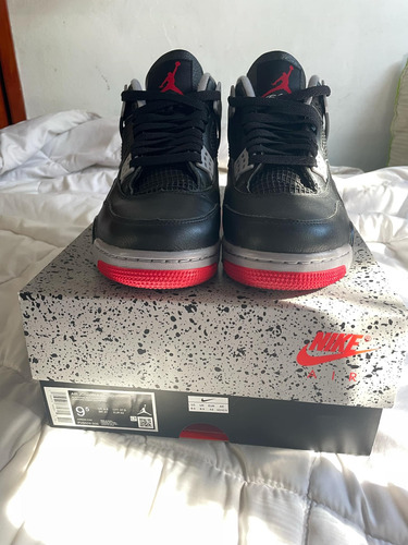 Nike Air Jordan Retro 4 Bred Zapatillas Originales (Usado)
