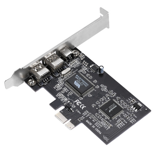 Imagem 4 de 6 de Pci-e 3 Portas 1394a Placa De Expansão Firewire 1394b Placa