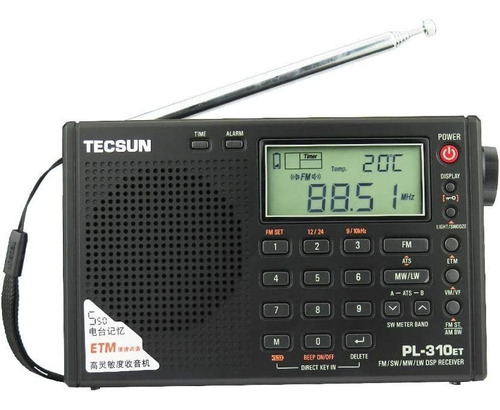 Tecsun Pl-310et Fm Estereo Sw Mw Lw World Band Pll Dsp Radio