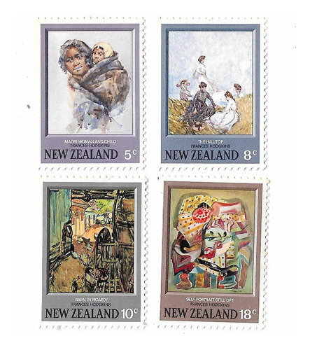  Nueva Zelanda 1973 Pinturas F. Hodgkins Serie Mint 590/93