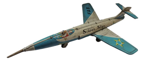 Brinquedo Antigo - Avião De Lata - Metalma -  Brasil 60'