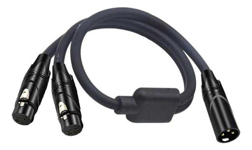 Enchufe Xlr De A Cable Adaptador De Divisor Y Dual 2 Cables