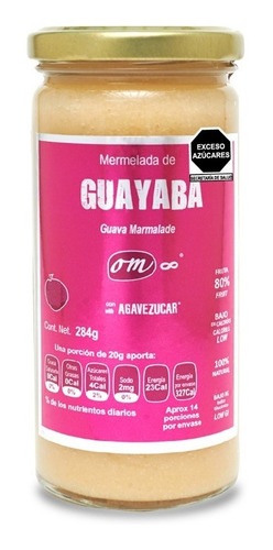 Mermelada De Guayaba Om8 284 Gramos